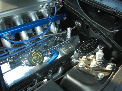 1998 Ford Crown Victoria - Custom engine modifications are visible, including polished components and aftermarket parts.