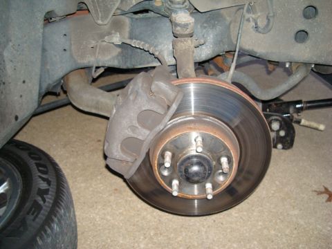 2002 Lincoln Town Car - Original Caliper befor preperation and paint