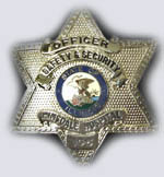 1999 Ford Crown Victoria - A six-pointed star badge for Chindale Hospital's safety and security officer.