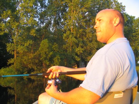 1990 Ford Bronco - Me fishing