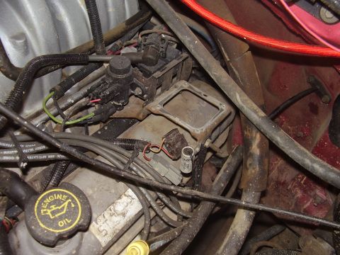 1994 Ford Bronco - Coil gone.