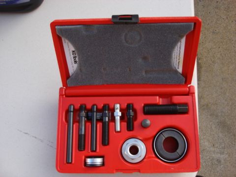 1983 Ford Bronco - here is the removal/install tool it is a must so you can get the pump off the mounting bracket.