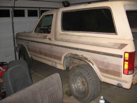 1978 Ford Bronco - 1985 Bronco, parts donor I bought for $100. Definitely turned out to be worth the 2 hour trip to pick it up. UPDATE: After my rip-and-strip…