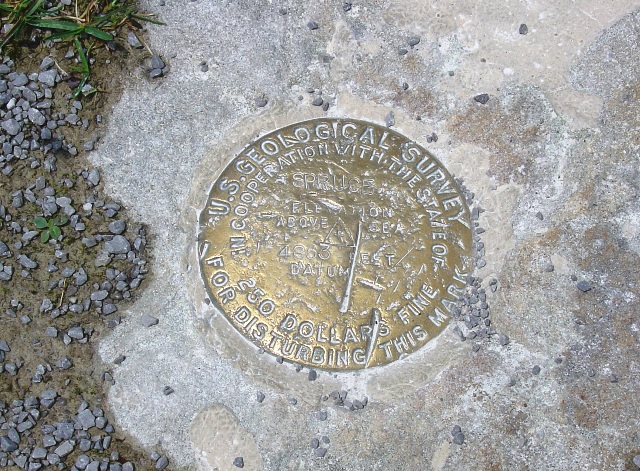 usgs survey marker