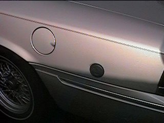 1998 Mercury Grand Marquis - Needing paint around LPG filler nozzle.