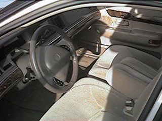 1998 Mercury Grand Marquis - Front interior detail.