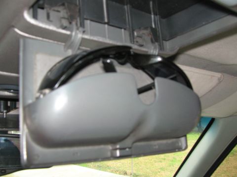 1994 Chevrolet Silverado 3500 - Overhead console with sunglasses stored inside.