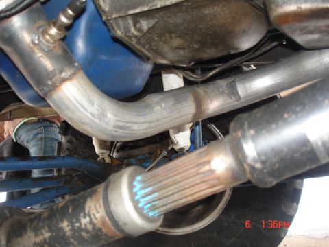 1979 Ford Bronco - Had to reroute drivers side exhaust a bit. Still honing welding skills but not bad for a beginner