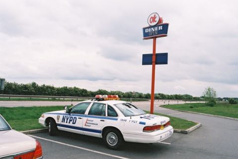 1998 Mercury Grand Marquis - This is on the A1 in the UK (honest!)