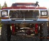 1978 Ford Bronco - The front view of a 1978 Ford Bronco shows its distinctive grille and headlight design.