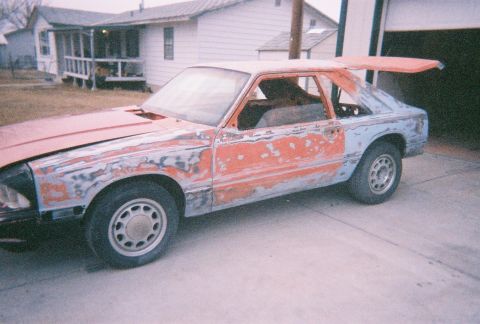 1983 Mercury Capri - more body work