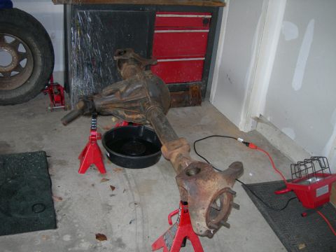 1985 Ford Bronco - Axle after tear down. Now I just got to put it back together and its ready to roll.