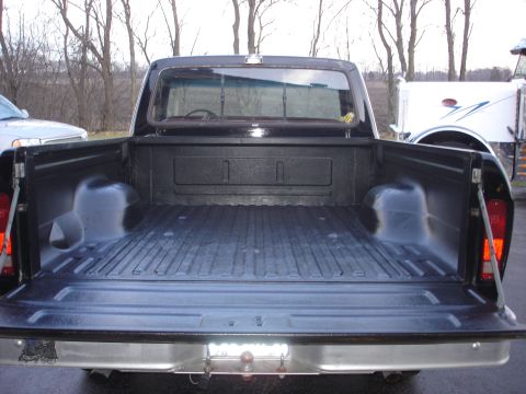 1979 Ford F-150 - Rear view of a 1979 Ford F-150 Explorer shortbed, showing the truck bed interior.