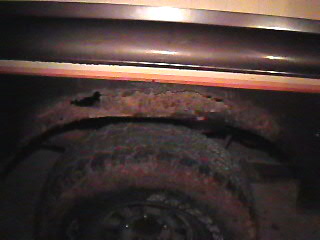 1979 Ford Bronco - Before with old tires
