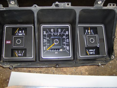 1978 Ford Bronco - stock panel