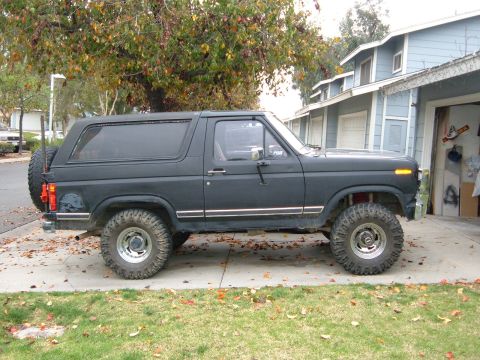 1981 Ford Bronco - lifted 2 inches all around.