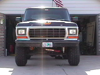 1979 Ford Bronco - Beginning to take on that intimidating appearance! I love it!