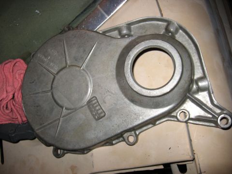 1978 Ford Bronco - After cleaning and bead-blast. JB Welded a couple gouges, then paint will come.