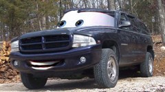 2007 Dodge Durango - This 2007 Dodge Durango has been digitally altered with cartoon facial features.