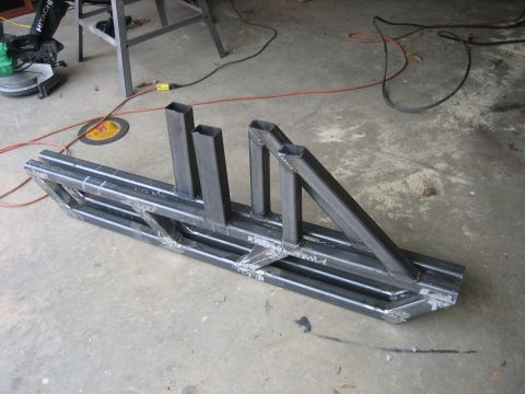 1996 Ford Bronco - the mounts had to be a little different on each side because of space. There is another mount on each side where they are welded to the rol…