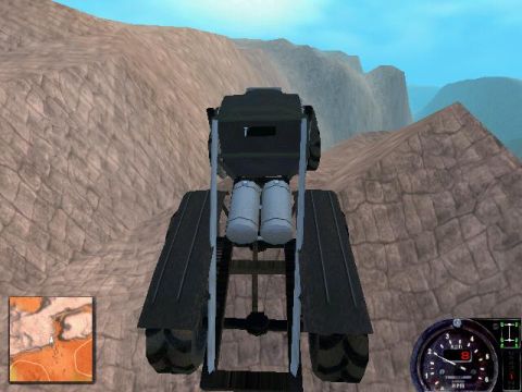 1988 Ford Bronco - This is a rendering of a custom off-road vehicle from a video game, not a 1988 Ford Bronco.