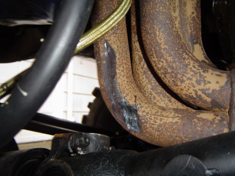 1978 Ford Bronco - Area where the 1350 u-joint contacts the tube.