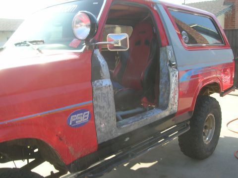 1985 Ford Bronco - test fit.