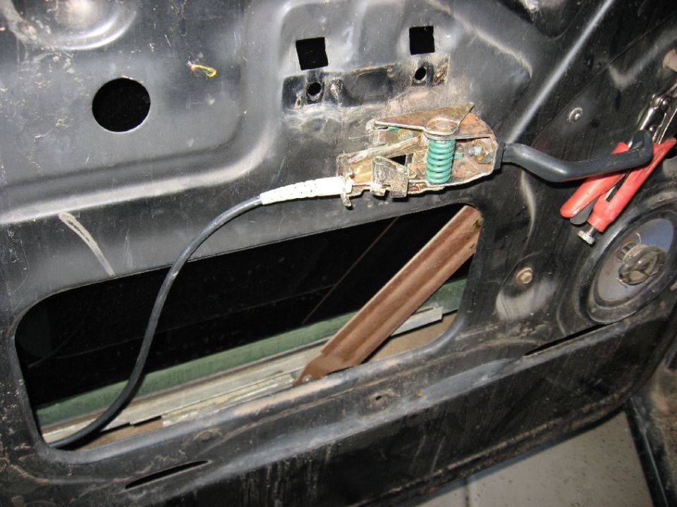 At first glance, I thought it looked like a bolt-in swap, turns out it was. The only reason I wanted these was to make working in the doors easier, and it is, without that rod going straight through the middle.