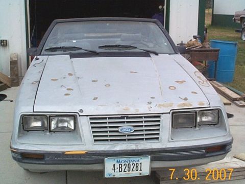 1984 Ford Mustang - this how i got her.