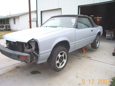 1984 Ford Mustang - now in primer.