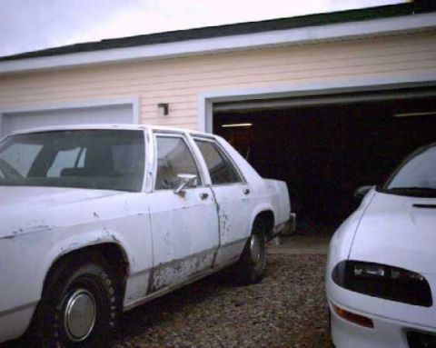 1996 Ford Crown Victoria - Driver side (middle of restoration)