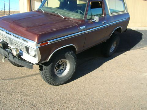 1979 Ford Bronco - current shock fully compressed