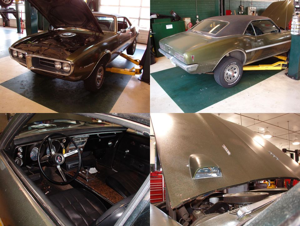 '68 Firebird that came into my shop for repairs. It's reasonably clean, but it's not restored. It's just a daily driver with a badly-rebuilt engine & lots of other little problems.