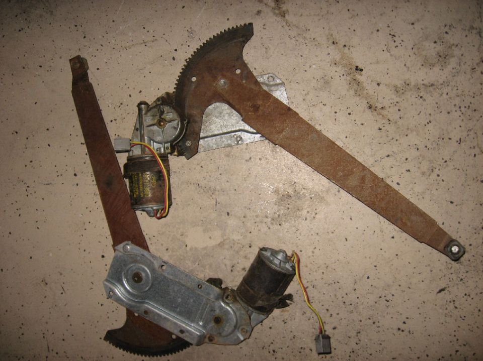 Power window regulators and motors from the '85.