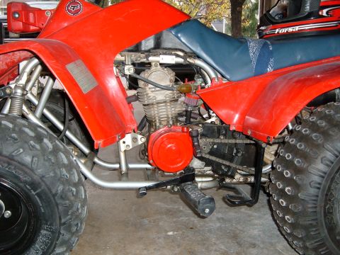 1988 Kawasaki MOJAVE - Left side engine