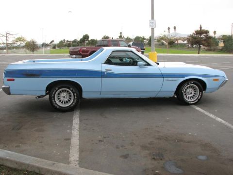 1972 Ford Ranchero - Ok to be a baby blue 72