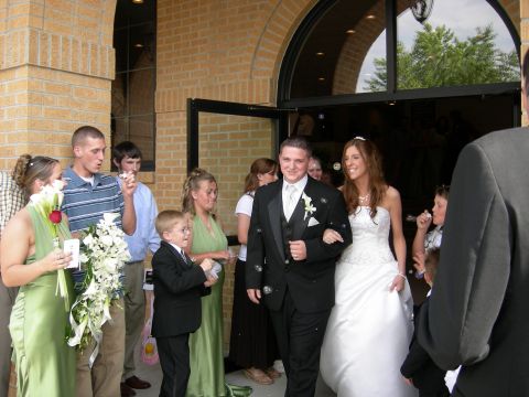 2006 Ford E350 - My brother, Jon, and his wife, Kayla, on their wedding day.
