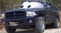 2007 Dodge Durango - This 2007 Dodge Durango has been digitally altered with a cartoon face.