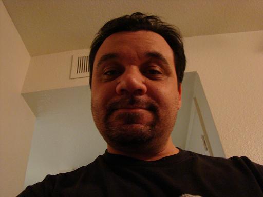 man in black shirt, close-up shot