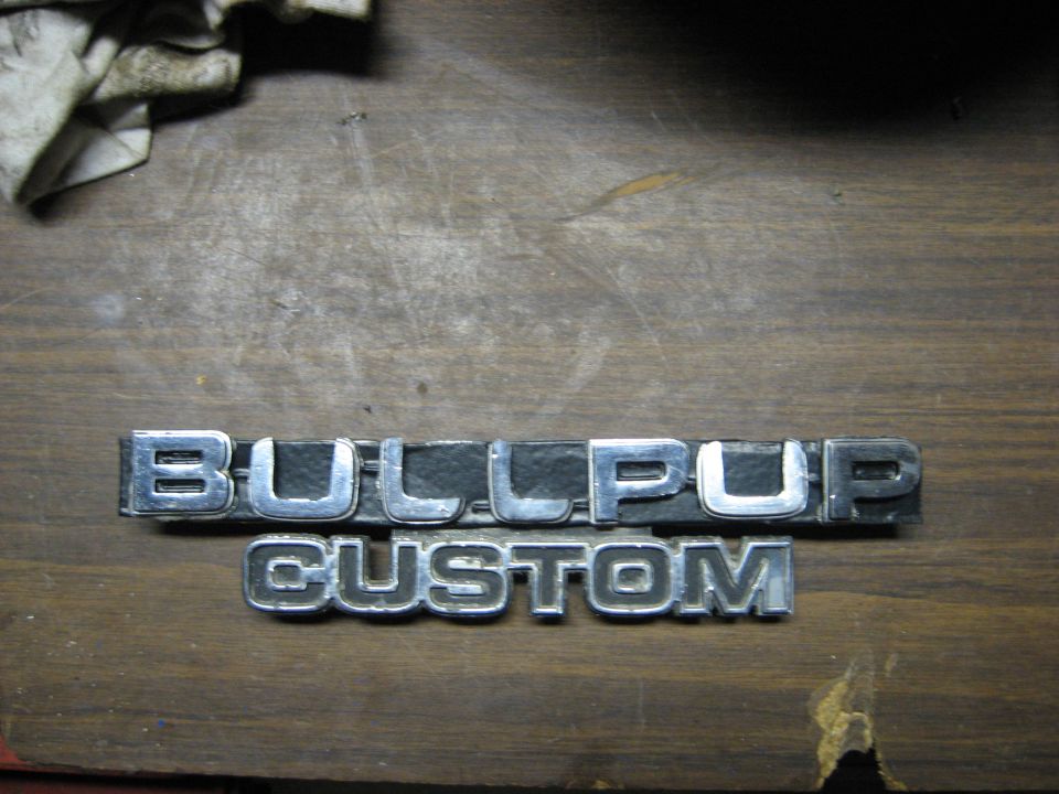 BULLPUP CUSTOM emblems