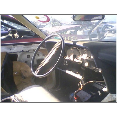 1972 Ford Ranchero - Interior view of a 1972 Ford Ranchero, showing the dashboard and steering wheel.