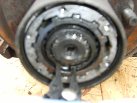 1992 Ford F-150 - Getting at the snap ring on the axle shaft.
