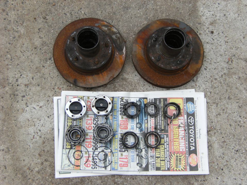 All of the old parts