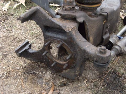 1992 Ford F-150 - Then the axle shaft will pull out and you will be left with the empty knuckle.