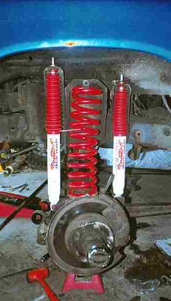 1979 Ford Bronco - Skyjacker Nitro shocks installed.