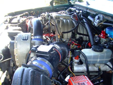 1996 Ford Bronco - after the blower install. it looks abit different under there now. i need an updated pic.