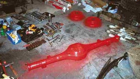 1979 Ford Bronco - Had it out so why not. Ford red engine paint.