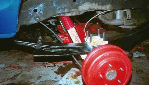 1979 Ford Bronco - Shocks installed.