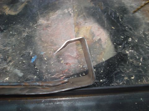1996 Ford Bronco - bent metal, .16" thick