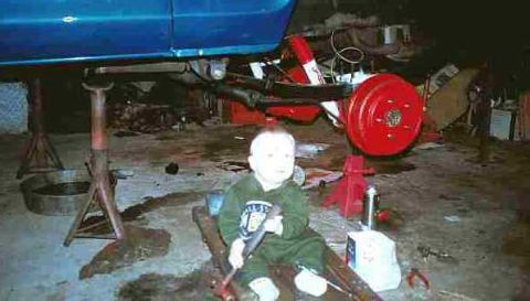 1979 Ford Bronco - He is the real mechanic.